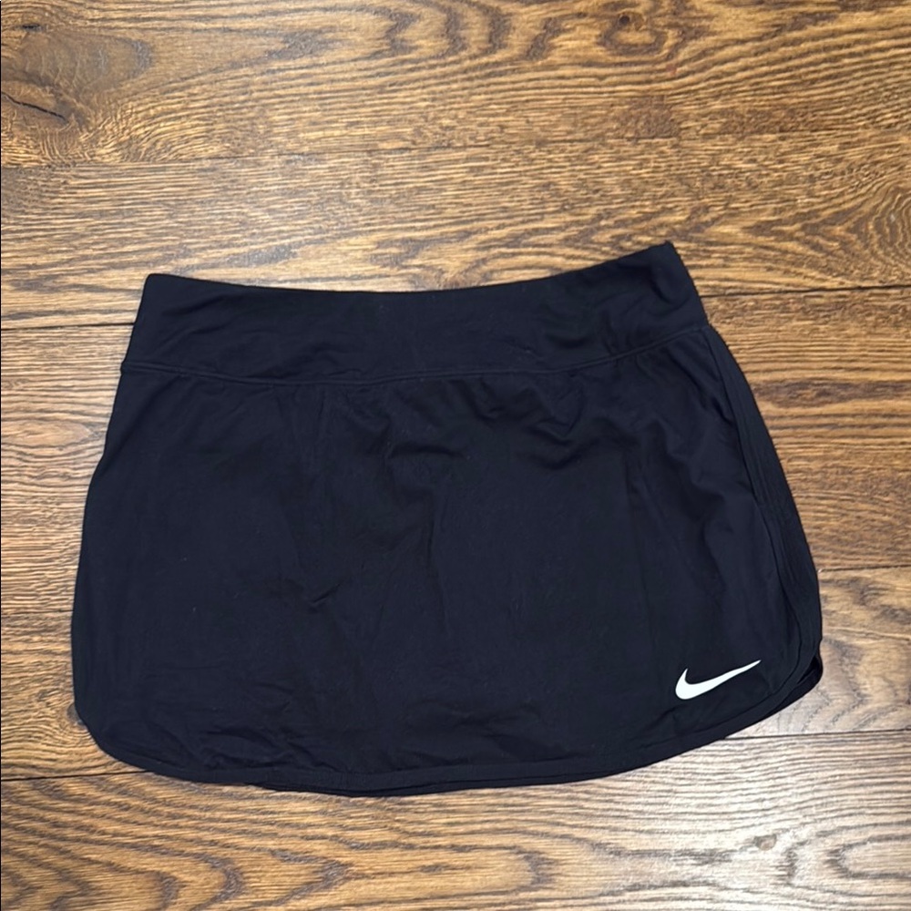 Nike Black Tennis Skirt with built-in Shorts